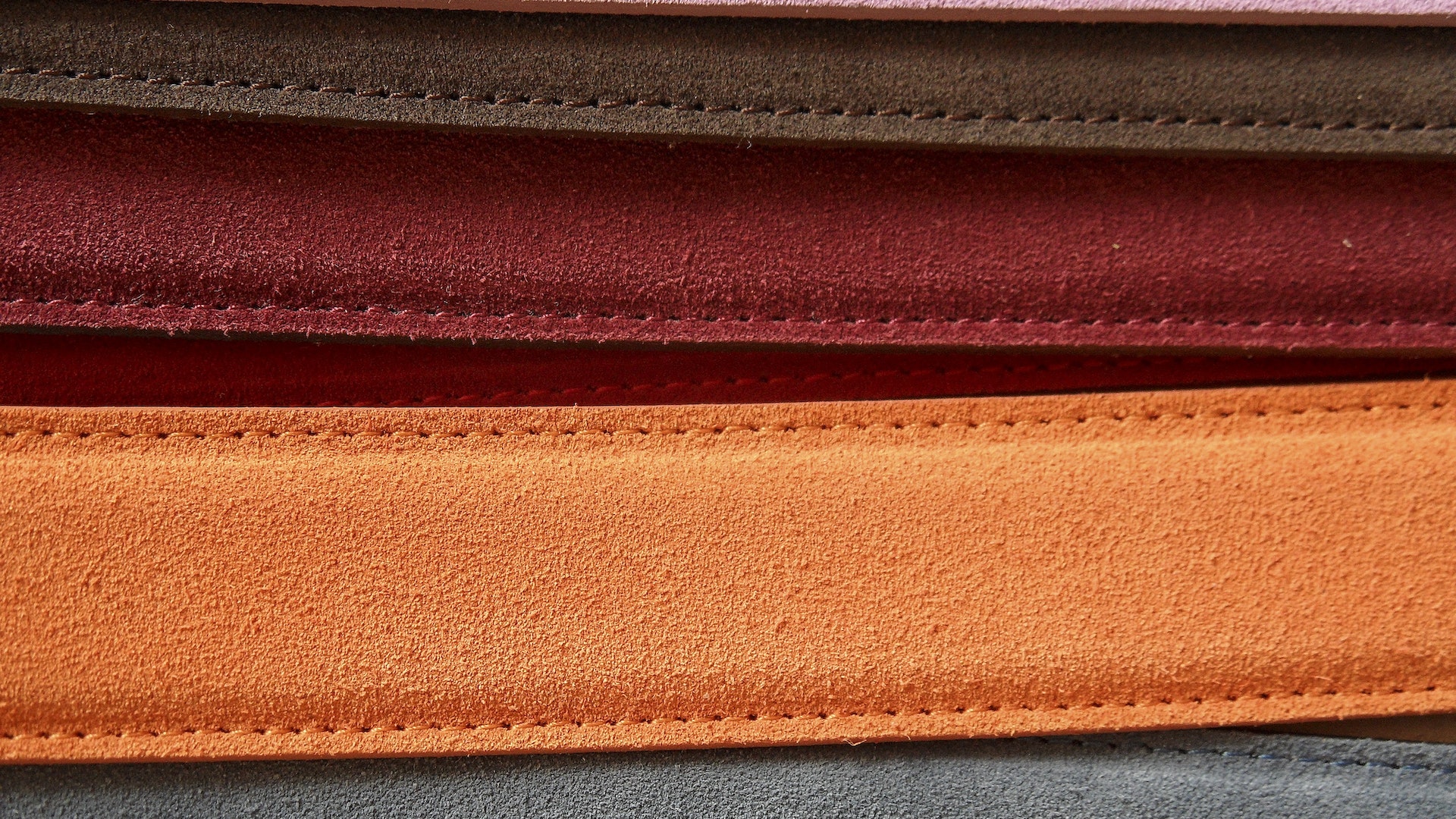 Multiple leather wallets stashed